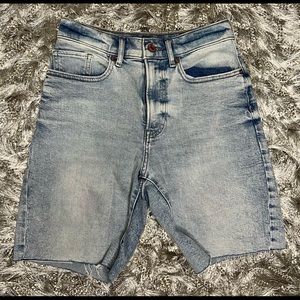 Express Bermuda Mid Jean Shorts